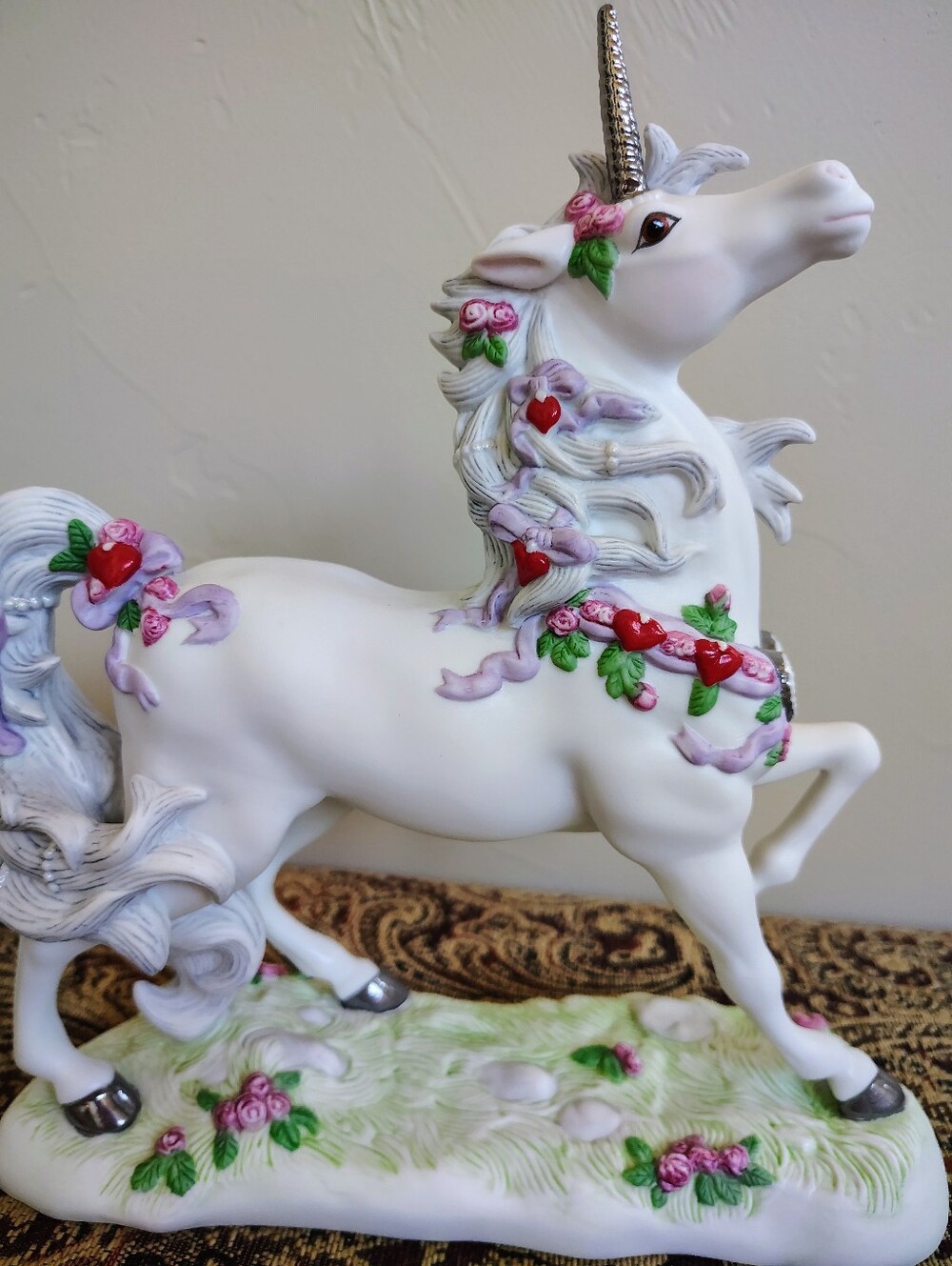 Loves Messenger Unicorn Princeton Gallery - Fine Porcelain Collectable-1994